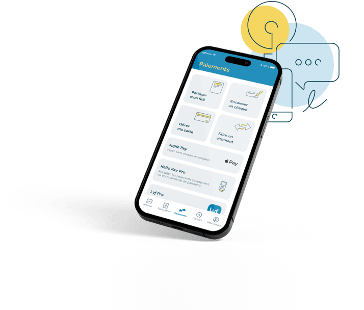 Application bancaire Hello bank pro