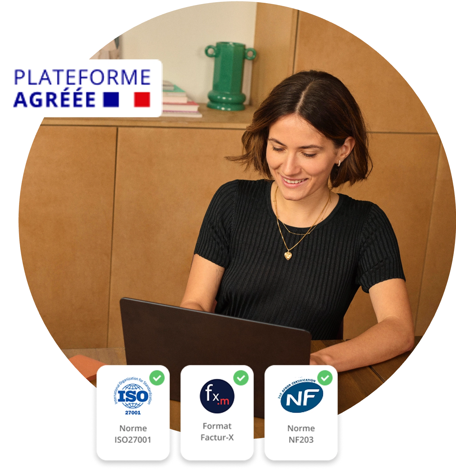 Plateforme agréée, norme ISO27001, norme Factur-X, norme NF203